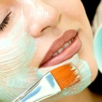 Healthy Spa: Young Relaxing Beauty Having Moistening Mask Applied. Please, view other pictures of this topic here: